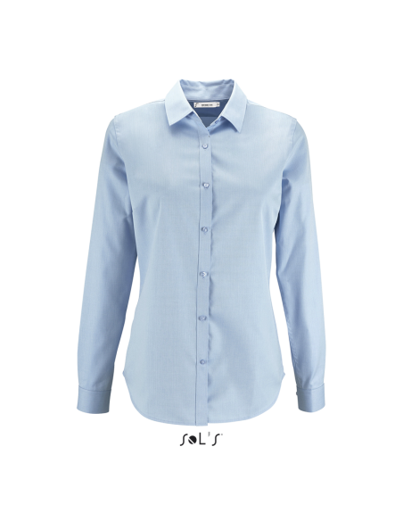 S-SO02103-SOL'S BRODY WOMEN - HERRINGBONE SHIRT