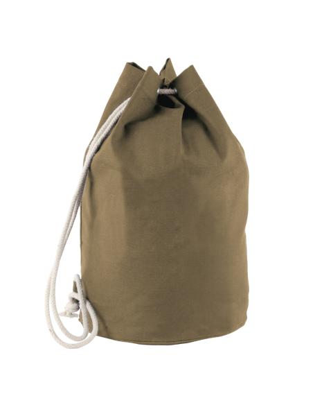 KIM-KI0629-COTTON SAILOR-STYLE BAG WITH DRAWSTRING