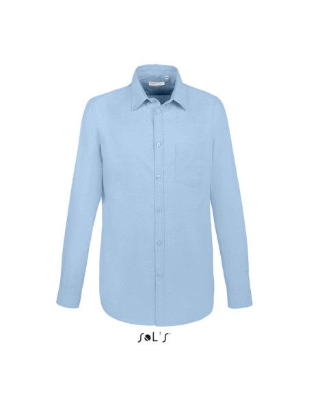 S-SO02920-SOL'S BOSTON FIT - LONG SLEEVE OXFORD MEN'S SHIRT