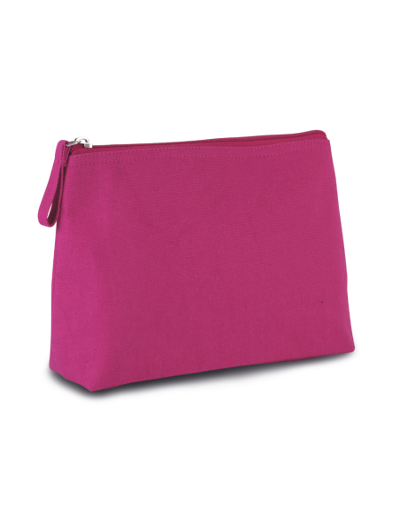KIM-KI0724-TOILETRY BAG IN COTTON CANVAS