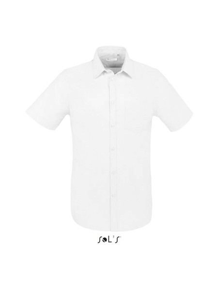 S-SO02921-SOL'S BRISBANE FIT - SHORT SLEEVE OXFORD MEN'S SHIRT