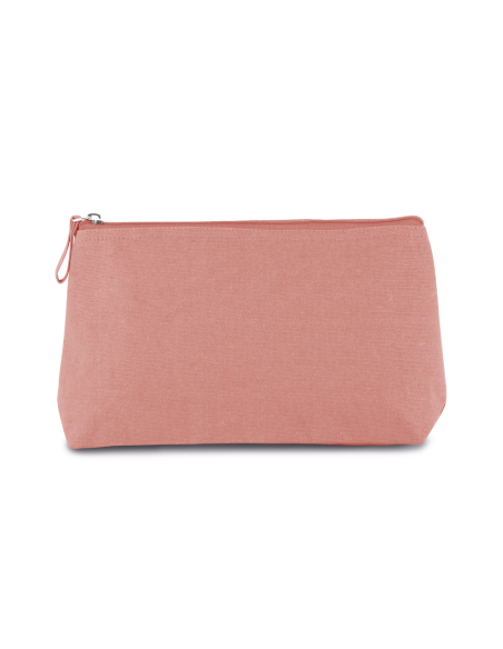 KIM-KI0727-COTTON CANVAS TOILETRY BAG