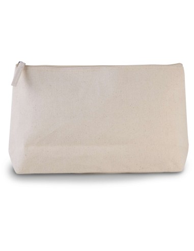 KIM-KI0727-COTTON CANVAS TOILETRY BAG
