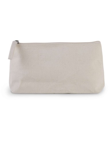 KIM-KI0728-COTTON CANVAS TOILETRY BAG