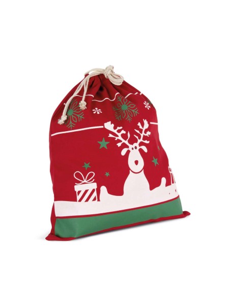 KIM-KI0735-DRAWSTRING BAG WITH CHRISTMAS PATTERNS