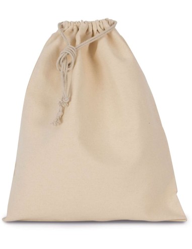 KIM-KI0747-COTTON BAG WITH DRAWCORD CLOSURE - LARGE SIZE