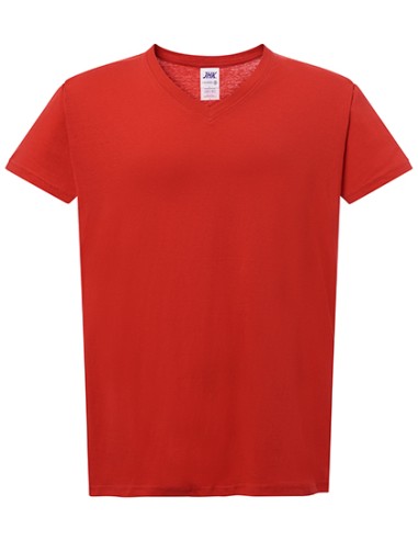 JHK-CURVSPICO-Ladies Curves T-Shirt V-Neck