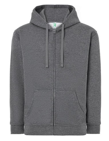 JHK-SWUAHOOD-Zipped Hooded Sweater