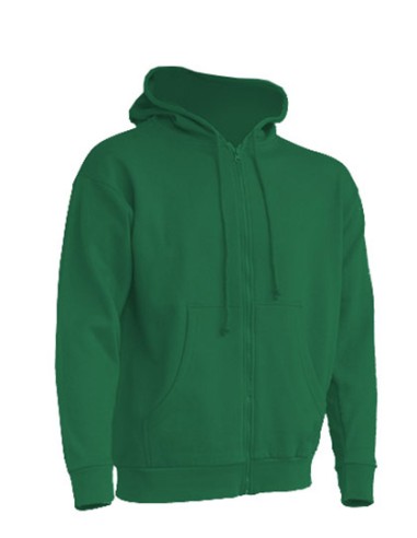 JHK-SWUAHOOD-Zipped Hooded Sweater