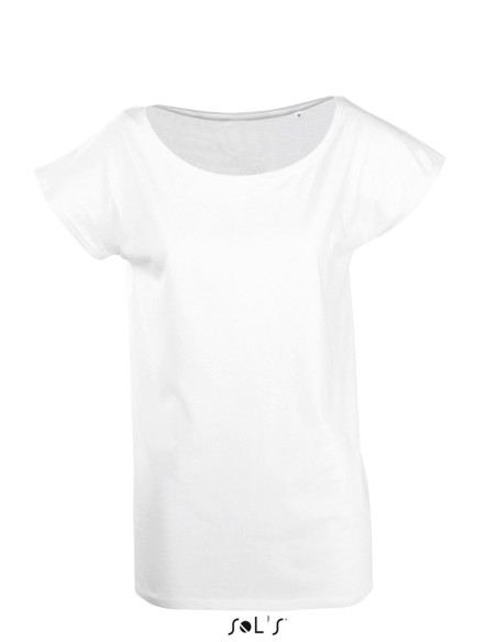 S-SO11398-SOL'S MARYLIN - WOMEN’S SHORT SLEEVE LONG KIMONO T-SHIRT