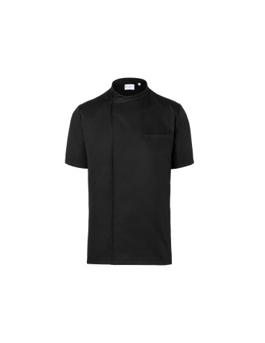 KAL-BJM3-Short-Sleeve Throw-Over Chef Shirt Basic