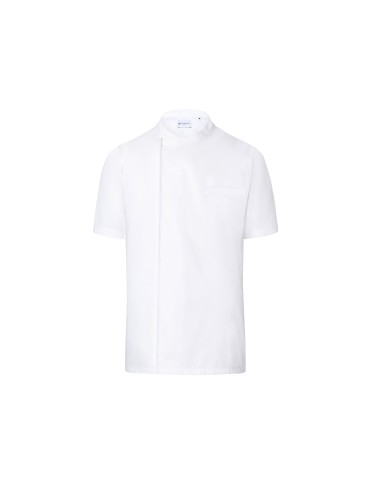 KAL-BJM3-Short-Sleeve Throw-Over Chef Shirt Basic