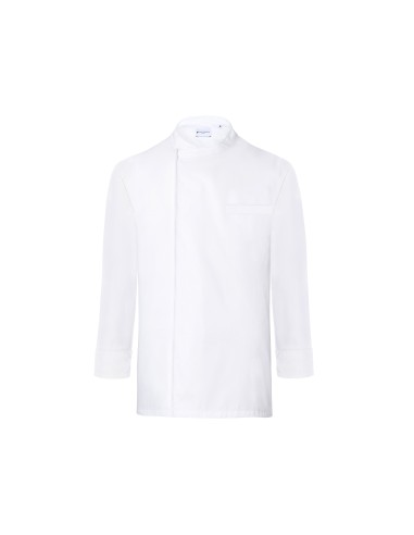 KAL-BJM4-Long-Sleeve Throw-Over Chef Shirt Basic