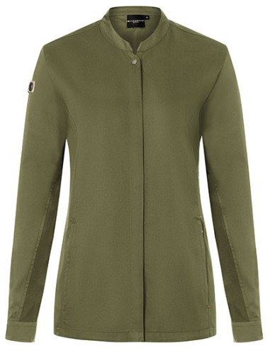 KAL-JF26-Ladies Chefs Jacket Green-Generation