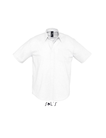 S-SO16010-SOL'S BRISBANE - SHORT SLEEVE OXFORD MEN'S SHIRT
