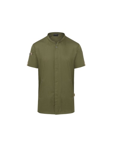 KAL-JM36-Short Sleeve Chef Jacket Green-Generation