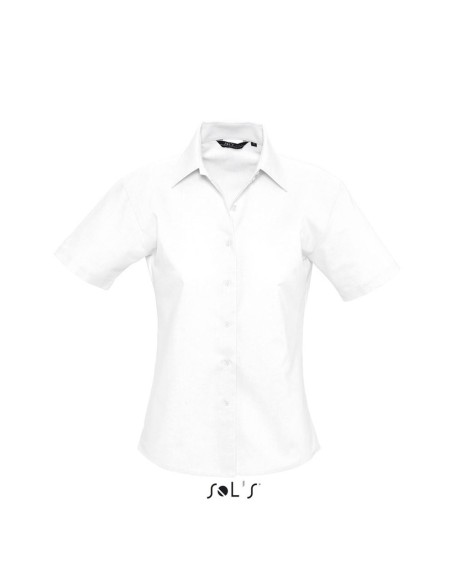 S-SO16030-SOL'S ELITE - SHORT SLEEVE OXFORD WOMEN'S SHIRT
