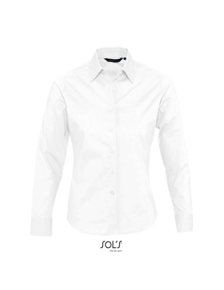 S-SO17015-SOL'S EDEN - LONG SLEEVE STRETCH WOMEN'S SHIRT