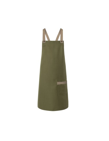 KAL-LS38-Bib Apron Urban-Look With Cross Straps And Pocket