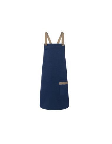 KAL-LS38-Bib Apron Urban-Look With Cross Straps And Pocket
