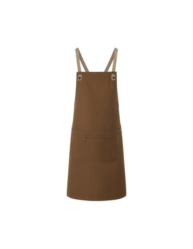 KAL-LS39-Bib Apron Urban-Nature With Cross Straps And Big Pocket