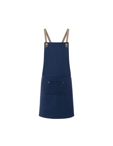 KAL-LS39-Bib Apron Urban-Nature With Cross Straps And Big Pocket