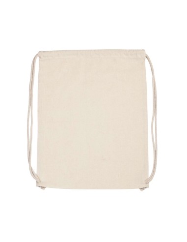 KIM-KI0139-ORGANIC COTTON BACKPACK WITH DRAWSTRING CARRY HANDLES