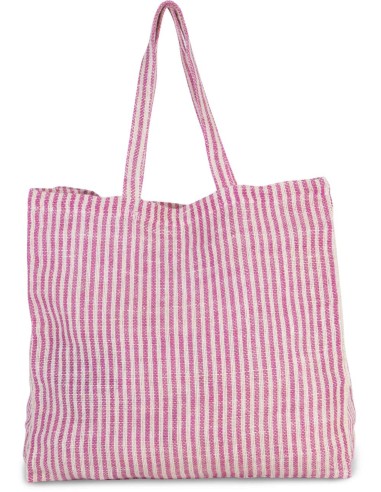 KIM-KI0236-JUCO STRIPED SHOPPER BAG