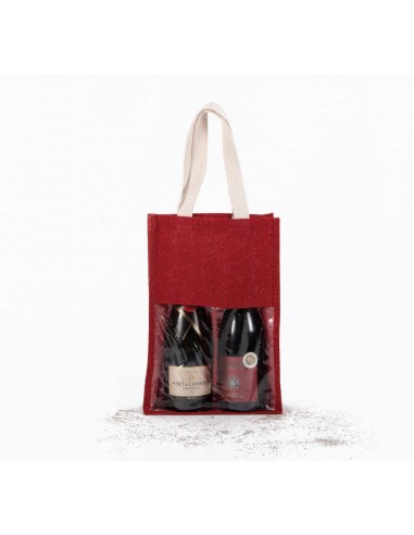 KIM-KI0268-JUTE BOTTLE BAG