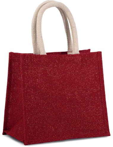 KIM-KI0273-JUTE CANVAS TOTE - MEDIUM