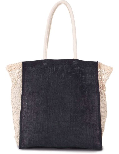 KIM-KI0281-SHOPPING BAG WITH MESH GUSSET