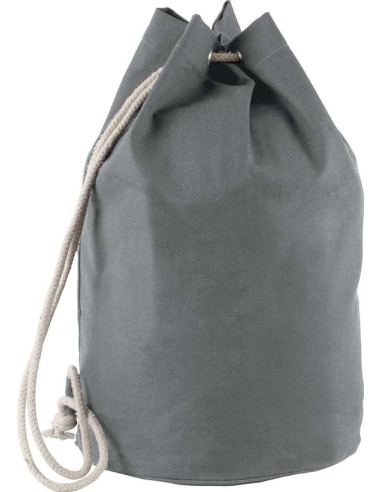 KIM-KI0629-COTTON SAILOR-STYLE BAG WITH DRAWSTRING