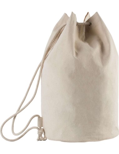 KIM-KI0629-COTTON SAILOR-STYLE BAG WITH DRAWSTRING
