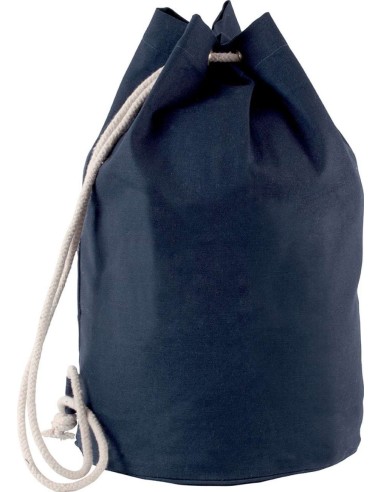 KIM-KI0629-COTTON SAILOR-STYLE BAG WITH DRAWSTRING