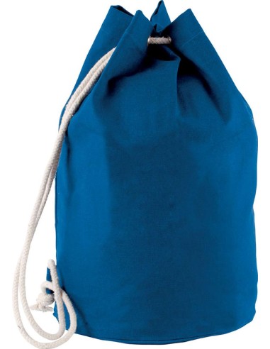 KIM-KI0629-COTTON SAILOR-STYLE BAG WITH DRAWSTRING