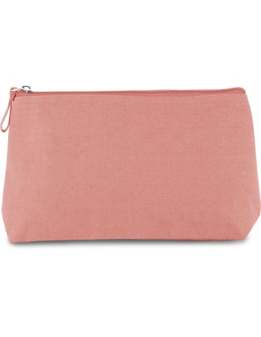 KIM-KI0727-COTTON CANVAS TOILETRY BAG