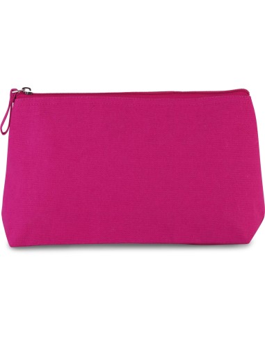 KIM-KI0727-COTTON CANVAS TOILETRY BAG
