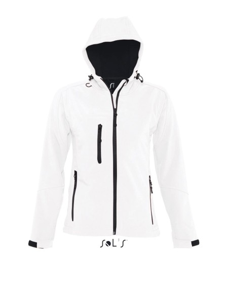 S-SO46802-SOL'S REPLAY WOMEN - HOODED SOFTSHELL