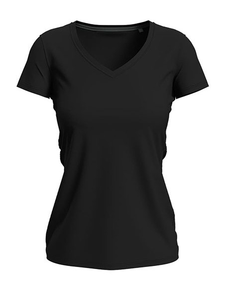 S-ST9710-Stretch-T V-Neck Women