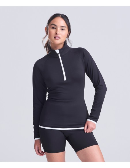 AWD-JC036-Womens Cool 1/2 Zip Sweat