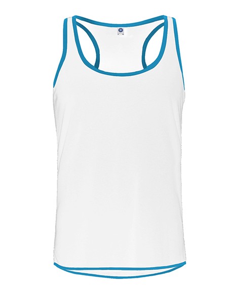 S-SW305-Mens Contrast Sports Vest