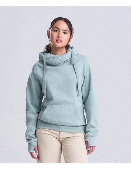 AWD-JH021-Cross Neck Hoodie