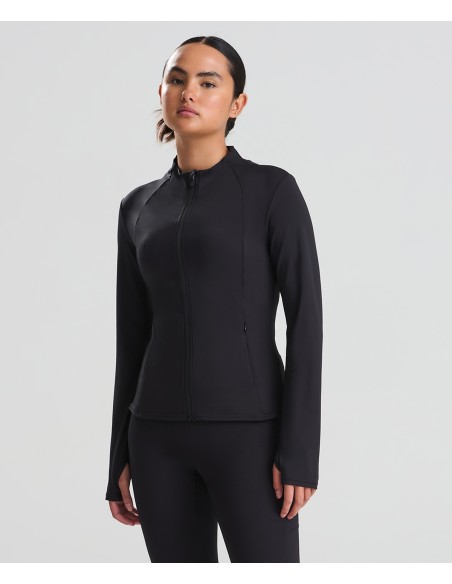 AWD-JC219-Veste tech-zip recyclée pour femmes