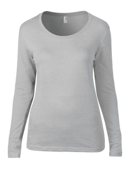 A-AN399-WOMEN’S FEATHERWEIGHT LONG SLEEVE SCOOP TEE