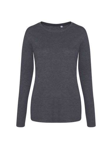 AWD-JT002F-LONG SLEEVE GIRLIE TRI-BLEND T