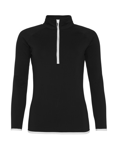 AWD-JC036-Womens Cool 1/2 Zip Sweat