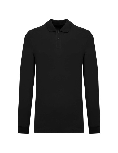 KAR-K2027-MEN’S ORGANIC 180 PIQUÉ POLO SHIRT LONG SLEEVES