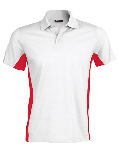 KAR-K232-Flag - Polo bicolore manches courtes