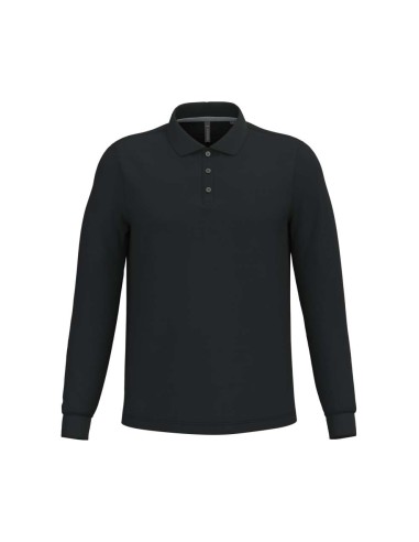 KAR-K243-MEN'S LONG-SLEEVED POLO SHIRT