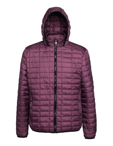 2-TS023-Veste à capuche Honeycomb homme